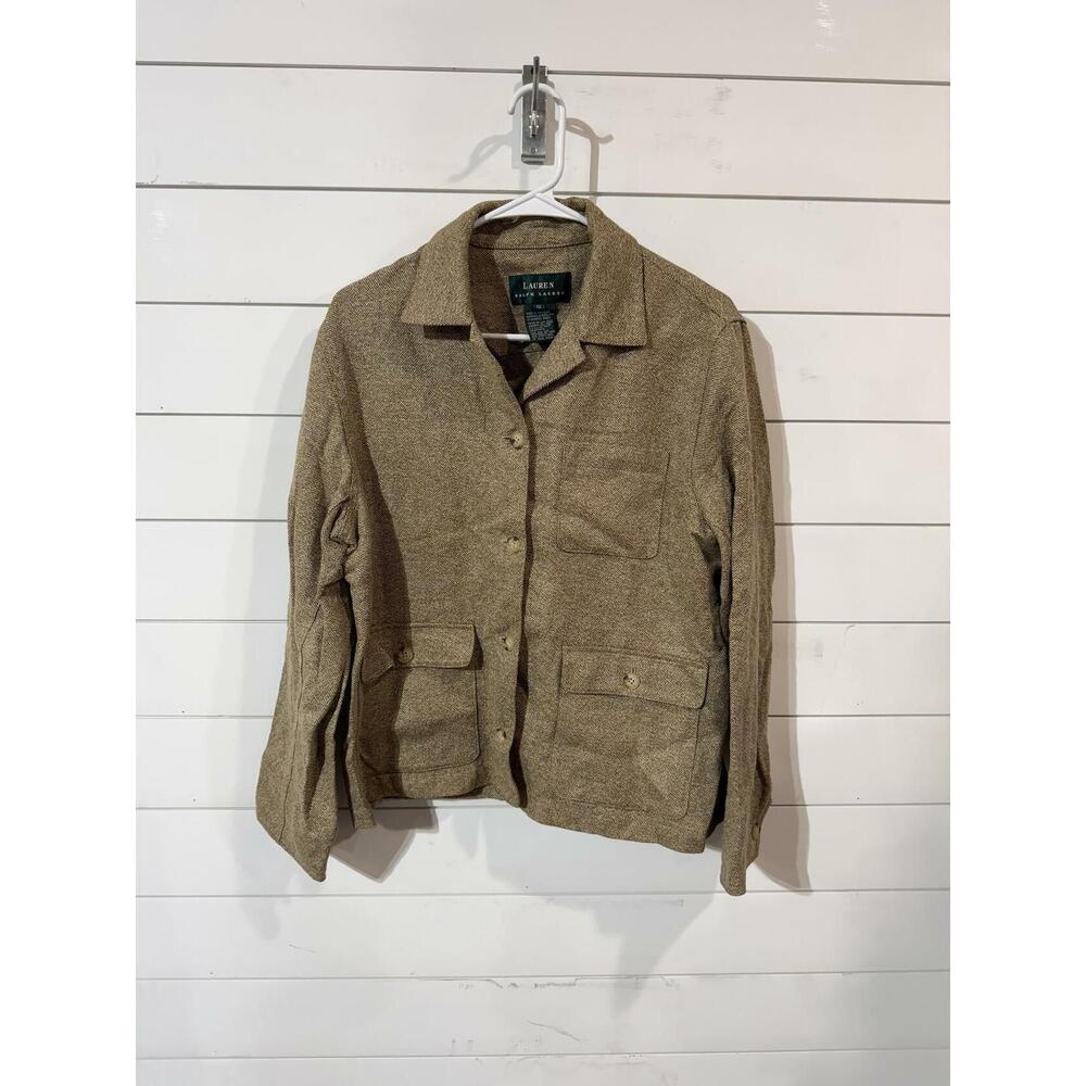 Ralph Lauren Women's Tan Blazer 12 - Picture 1 of 3